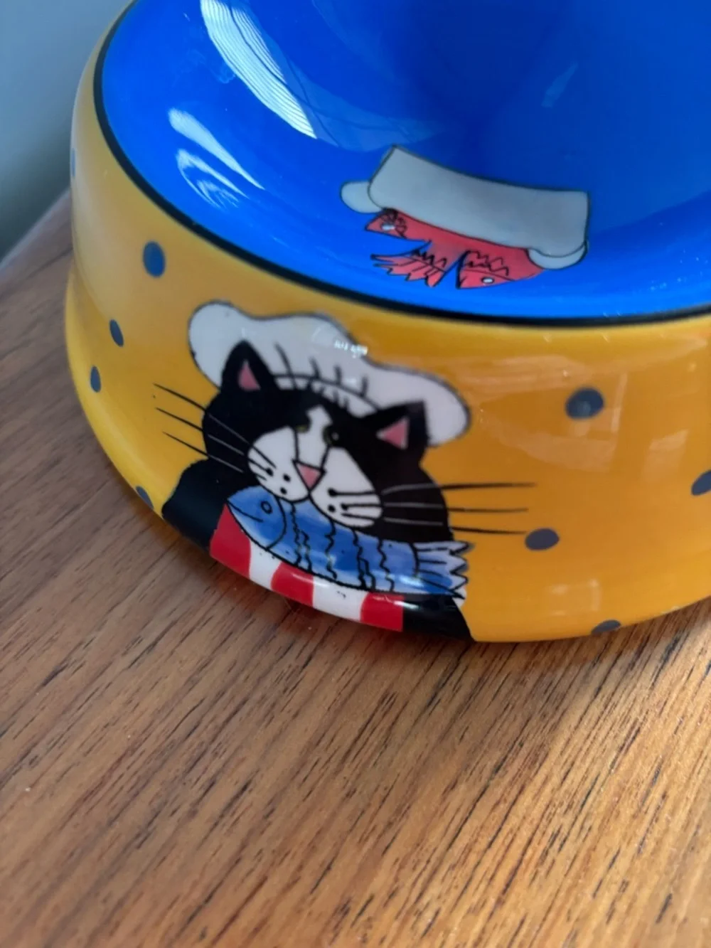 Catzilla cat bowl
